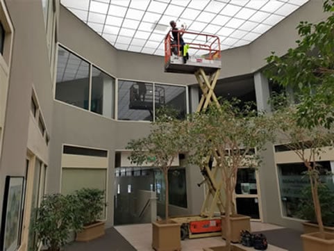 LED Lighting Replacement in Office Building