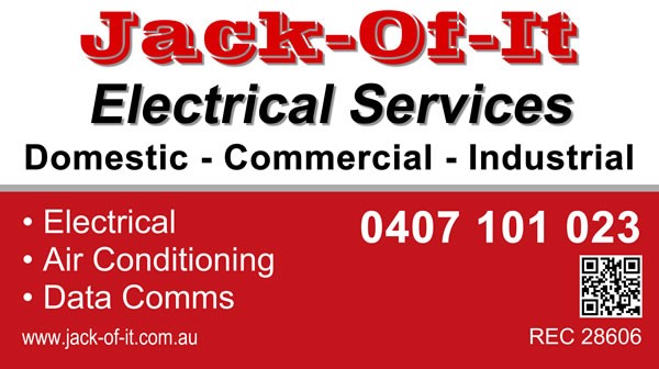 Jack-Of-It Electrical Services Business Card